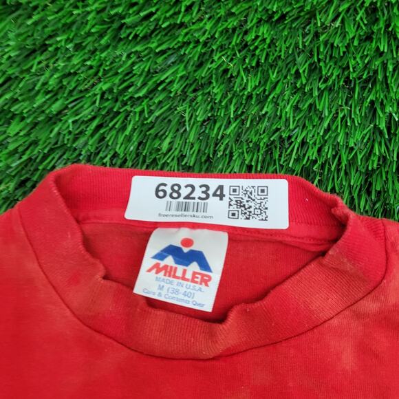 Vintage Chicago Blackhawks Shirt Womens Medium 19x23 Red USA - Picture 9 of 13